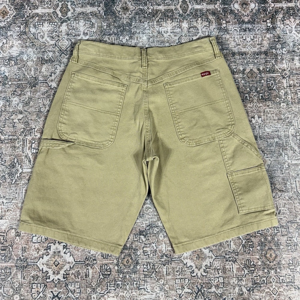 Y2K Wrangler Tan Carpneter Shorts Size 32 Baggy
